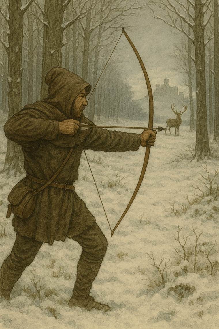 A person in a brown hoodie shooting a bow

AI-generated content may be incorrect.